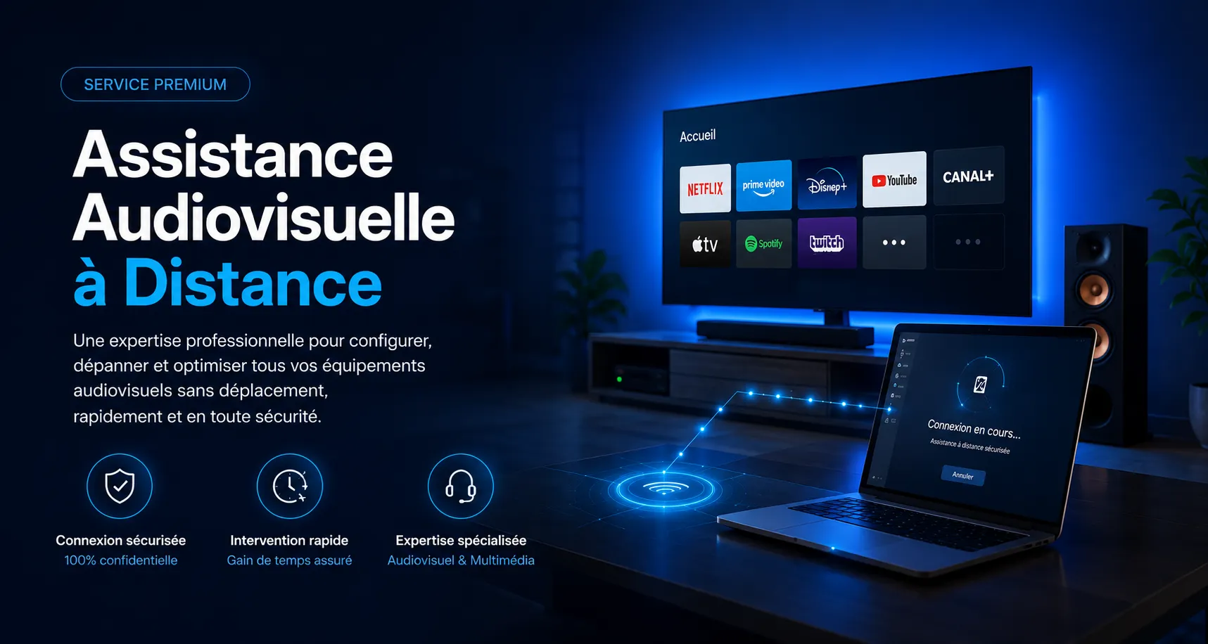 Installation audiovisuelle Solutech+